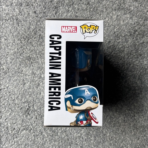 Funko Pop Marvel Captain America and Iron Man Figures - Picture 3 of 5